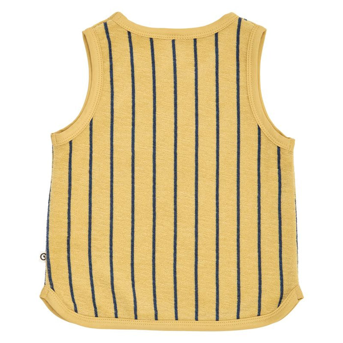 Musli - Terry Tank Top & Pant Set - Navy Stripe-Sets-6-9M-Posh Baby
