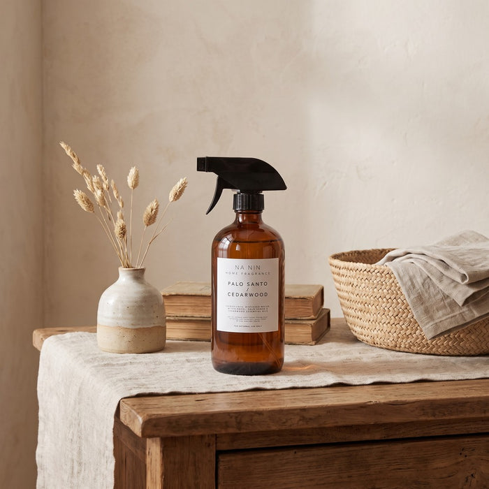 Na Nin Home Spray - 16oz, styled at home