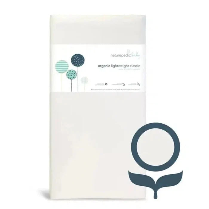 Naturepedic - Organic Crib Mattress - Classic Series - Lightweight Dual-Sided-Crib Mattresses-In-Stock For Pickup-Posh Baby