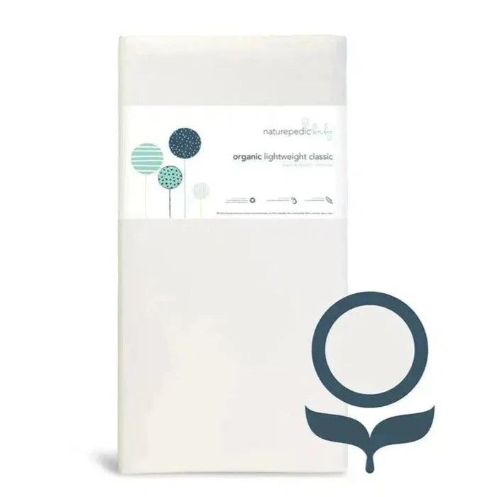 Naturepedic - Organic Crib Mattress - Classic Series - Lightweight Single-Sided-Crib Mattresses-Posh Baby