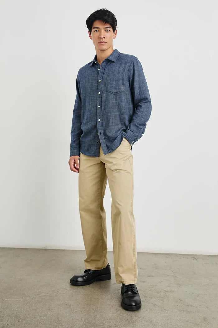 Navy Etch Wyatt Top - Madison's Niche