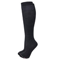 Women’s compression knee-high socks with 8–15 mmHg support made with WickWell yarn