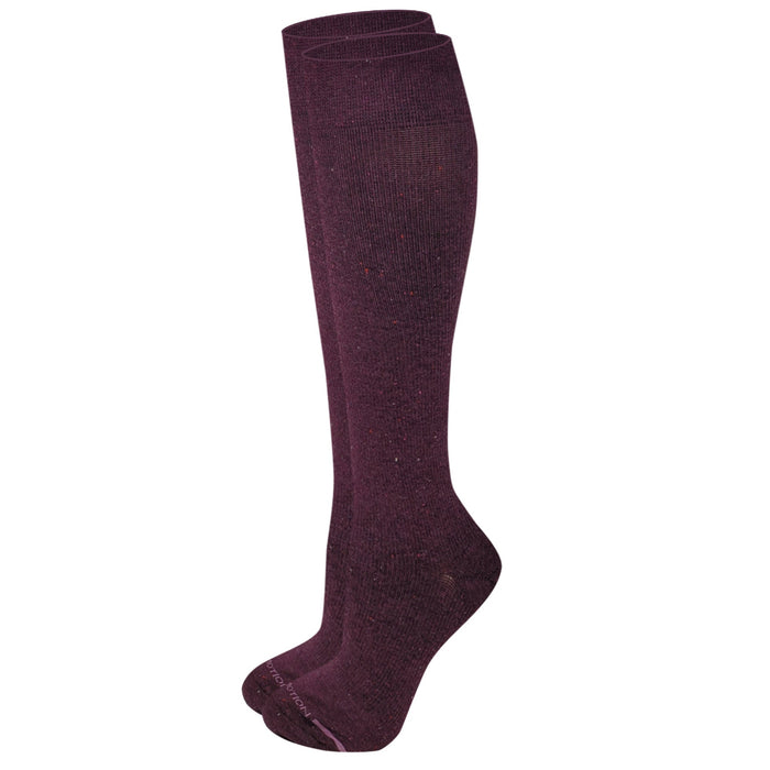 Dr. Motion women’s knee-high compression socks with mild 8–15 mmHg graduated compression