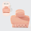NEW Recycled Plastic Puffy Claw Clip 1 Pc - Rosewood