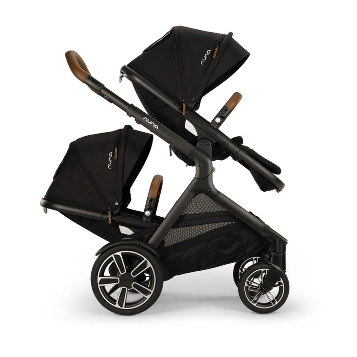Nuna - DEMI Next Sibling Seat - Caviar-Stroller Second Seats-Posh Baby