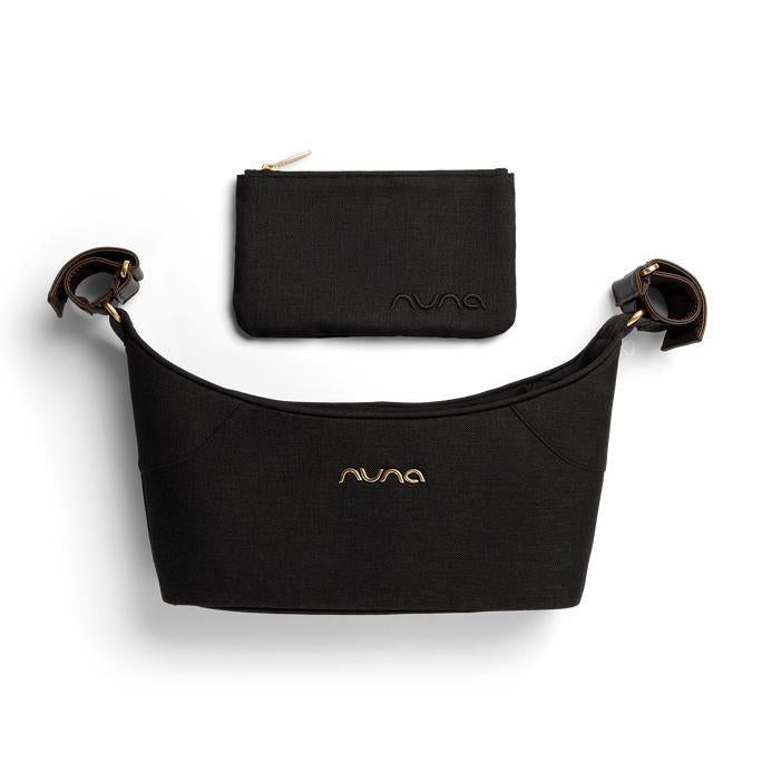 Nuna - Stroller Organizer - Caviar with Chocolate-Stroller Accessories-Posh Baby