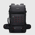 WITZMAN B682 black 40L nylon carry on travel backpack for men with multi-pocket design