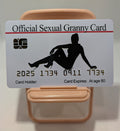 Official Sexual Granny Card. 8 PACK, Free Shipping