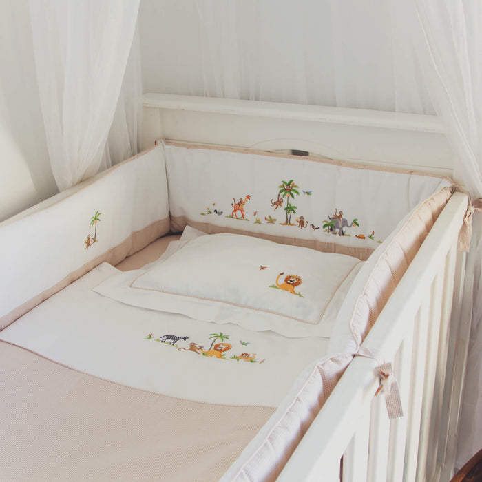 On Safari Crib Bedding | 100% Cotton Baby Bedding