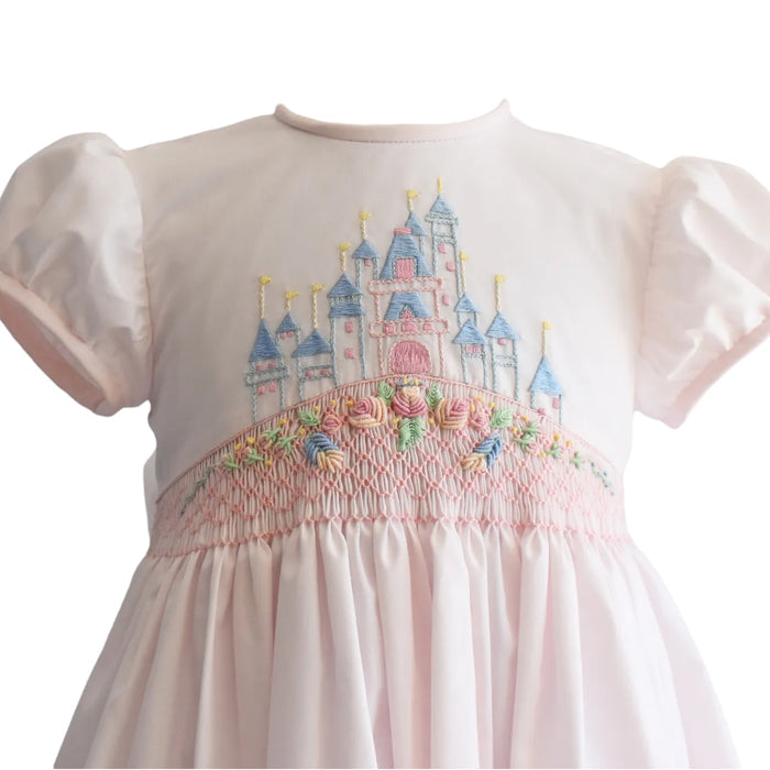 Once upon a time Pink Handsmocked Dress