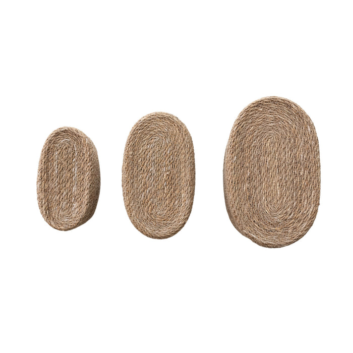 Oval Woven Basket with Lid - Madison's Niche