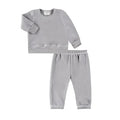 Paige Lauren - Fleece Sweatshirt & Jogger Set - Grey-Sets-3-6M-Posh Baby