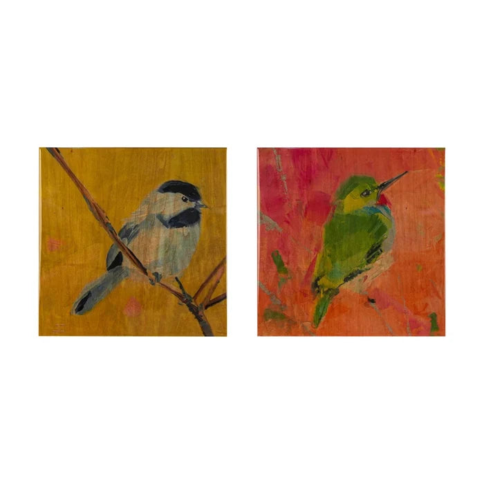Painted Bird Wall Decor - Madison's Niche