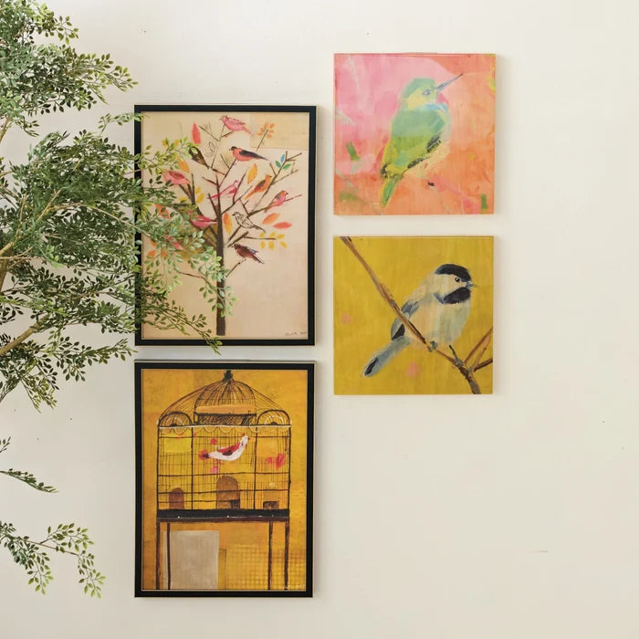 Painted Bird Wall Decor - Madison's Niche