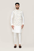 Paper White Cotton Thread Work