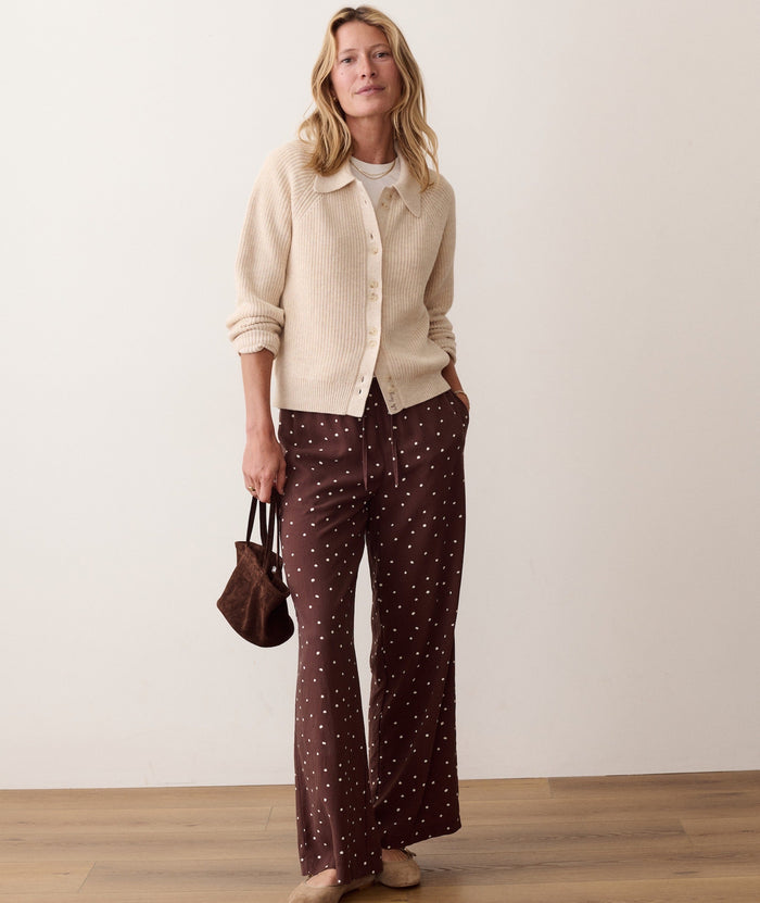 Parker Collared Cardigan - Oatmeal