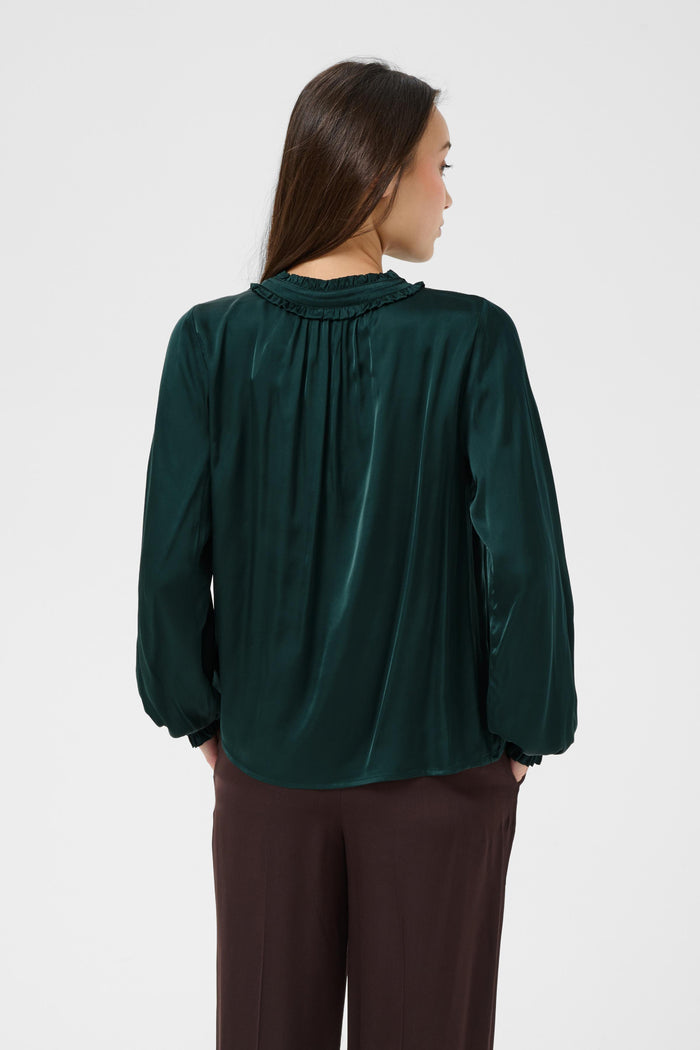 Back view of Part Two CaterinaPW Blouse Green Gables 30310857 by Part Two. Shop Part Two at Dotique.