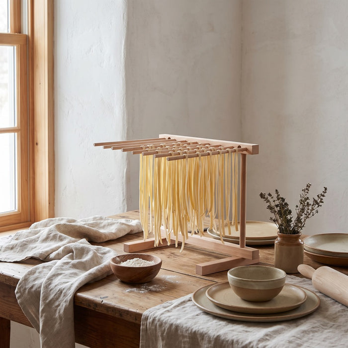 Pasta Drying Rack, styled at home