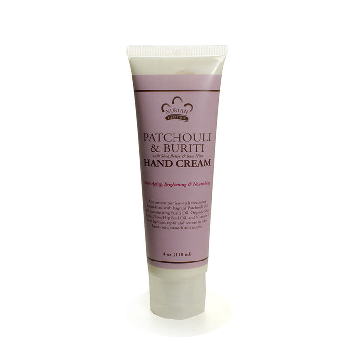 Patchouli and Buriti Oil Hand Cream 4 oz.