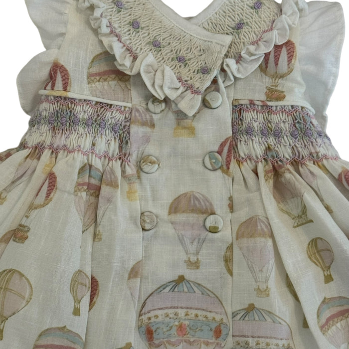 Paulina Balloons Handsmocked Dress