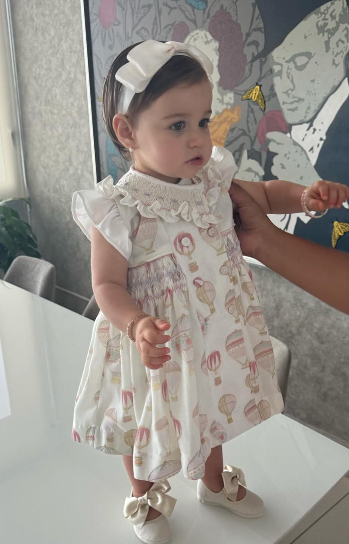 Paulina Balloons Handsmocked Dress