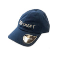 Pavement Logo Navy Dad Hat - Bingo Merch