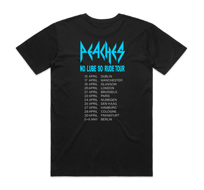 Peaches EU UK 2026 Tour T-Shirt - Bingo Merch