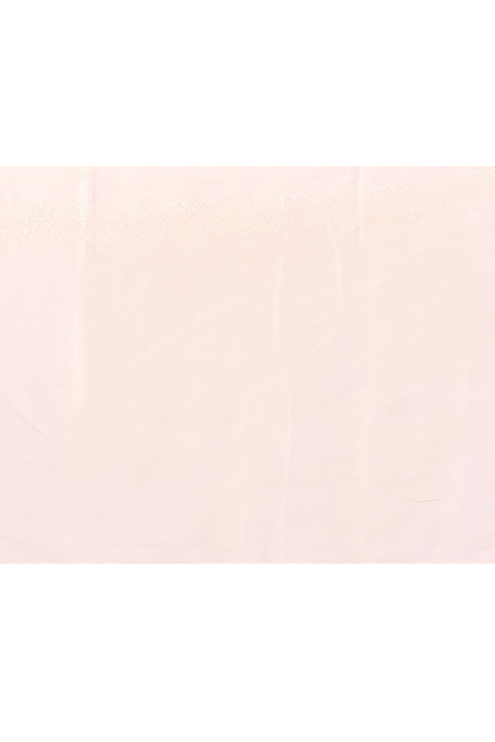 Pearl White Floral Silk Blend Saree