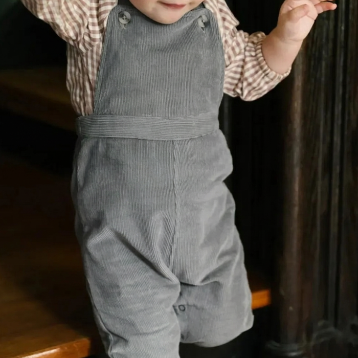 Pehr - Organic Cotton Corduroy Overalls - Harbor