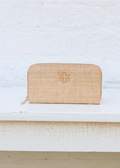 Penelope Wallet - Natural Lattice Caroline hill