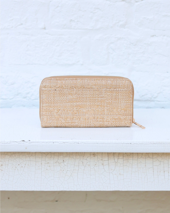 Penelope Wallet - Natural Lattice