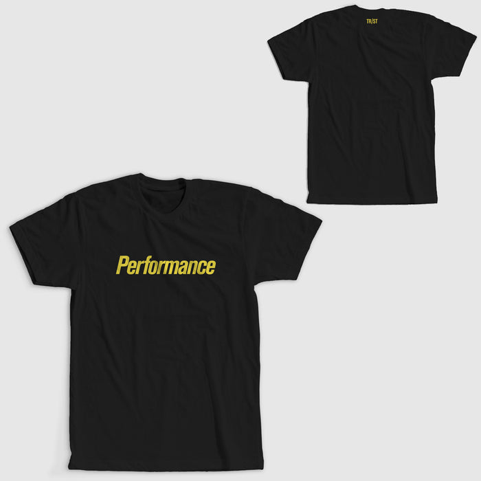 Performance Yellow T-Shirt - Bingo Merch