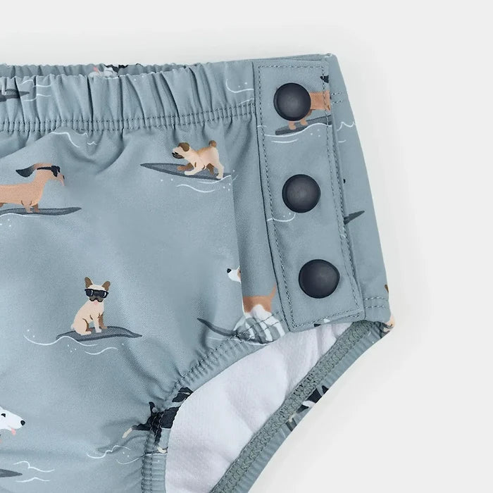Petit Lem - Swim Diaper - Surfing Pups-Swim-6-12M-Posh Baby