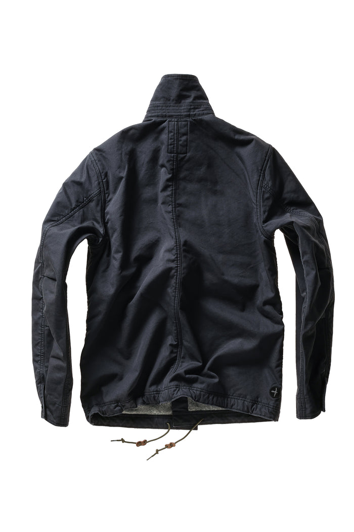 Pile Lined Chore Coat - Dark Navy