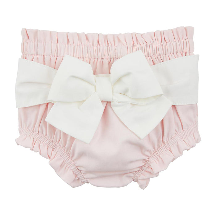 Pink Bow Diaper Cover - Madison's Niche