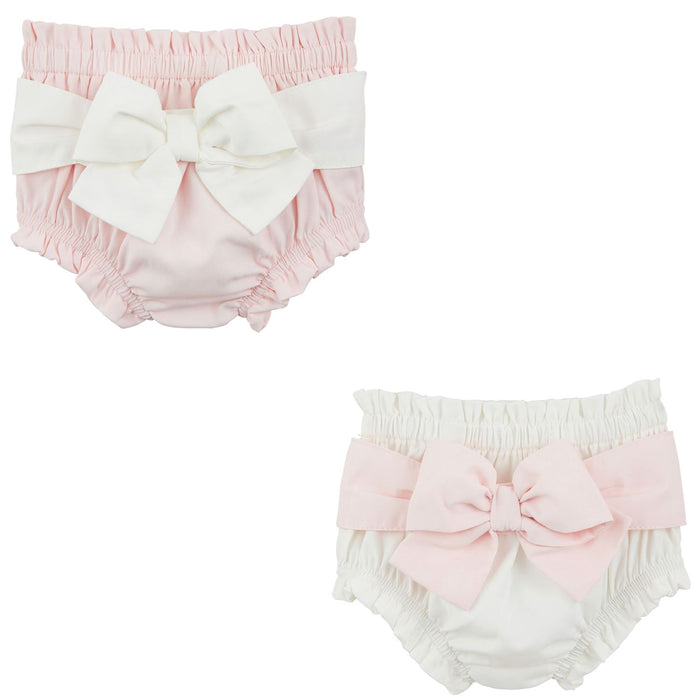 Pink Bow Diaper Cover - Madison's Niche