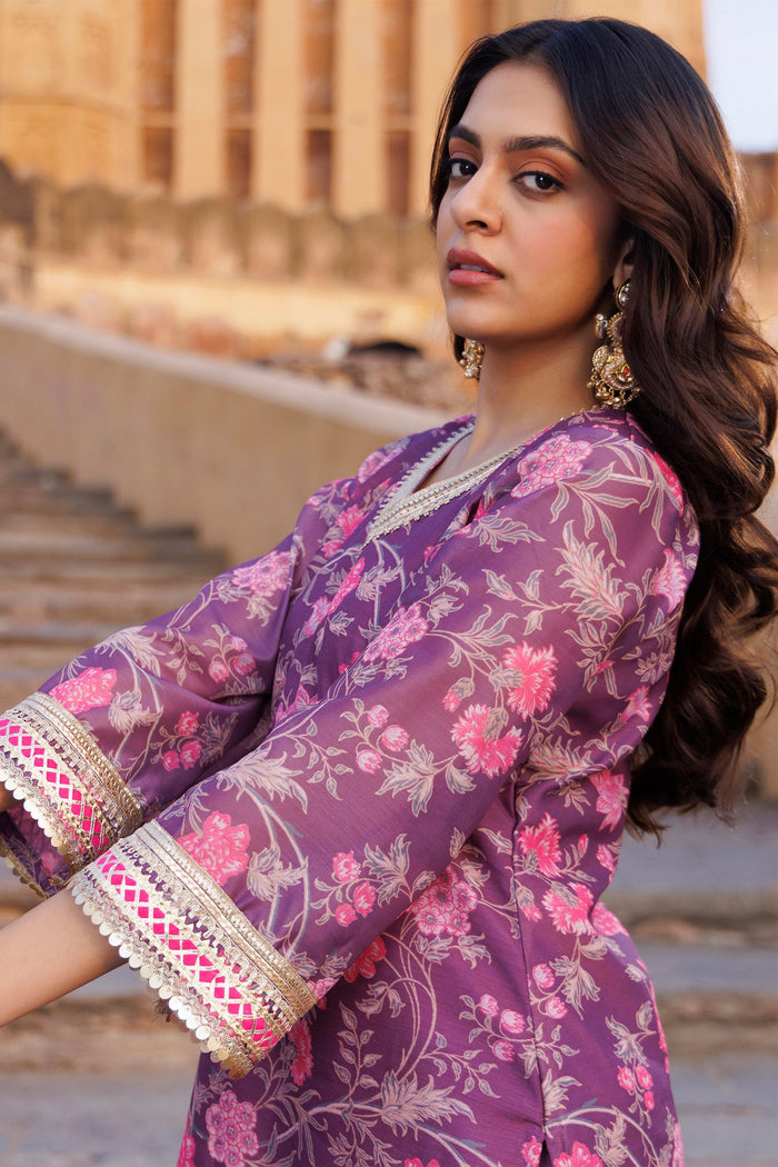 Pink Chanderi Kurta Set
