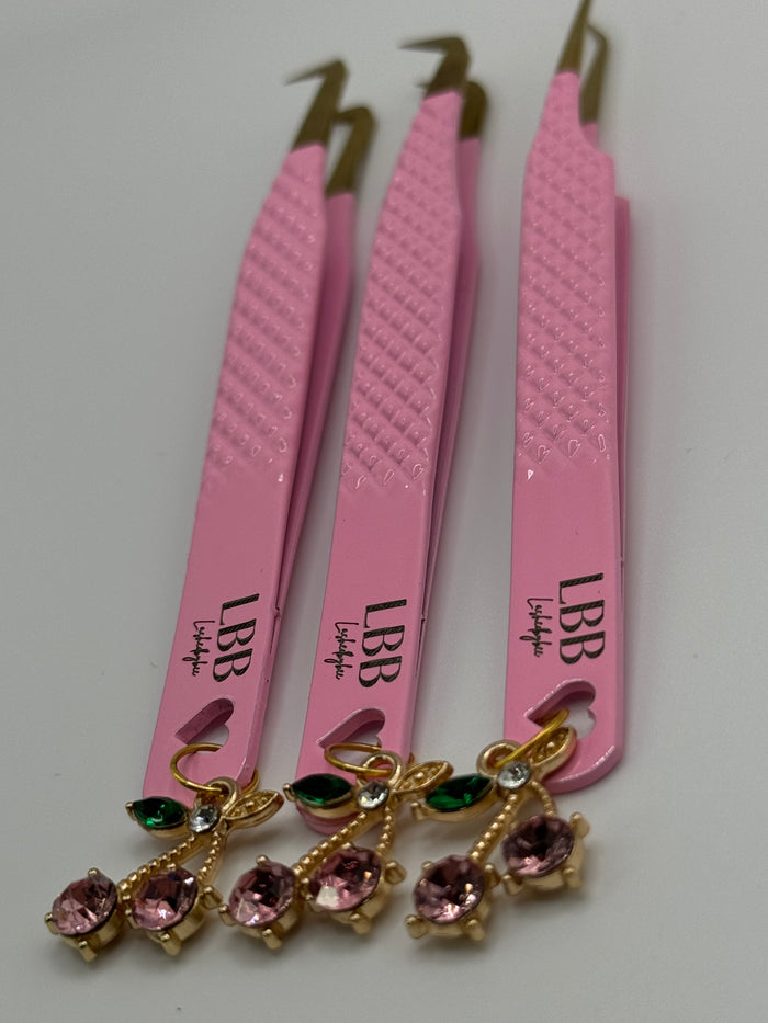 Pink Cherry Charm Tweezer🍒