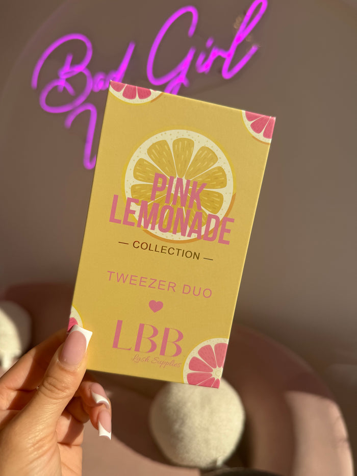 Pink Lemonade Tweezer Duo Set 🍋🩷