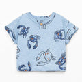 Play Up - Organic Cotton T-Shirt - Crab-Short Sleeves-0-3M (3M)-Posh Baby