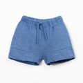 Play Up - Organic Recycled Cotton Shorts- Blue-Bottoms-0-3M (3M)-Posh Baby