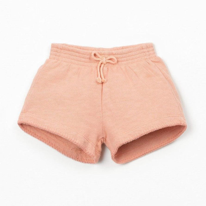Play Up - Organic Recycled Cotton Shorts- Salmon-Bottoms-0-3M (3M)-Posh Baby