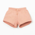 Play Up - Organic Recycled Cotton Shorts- Salmon-Bottoms-0-3M (3M)-Posh Baby