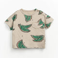 Play Up - Organic Short Sleeve Top - Melons Green-Short Sleeves-3M-Posh Baby