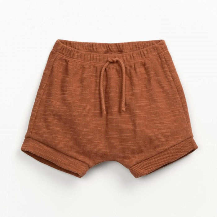 Play Up - Organic Shorts - Clay-Bottoms-3M-Posh Baby