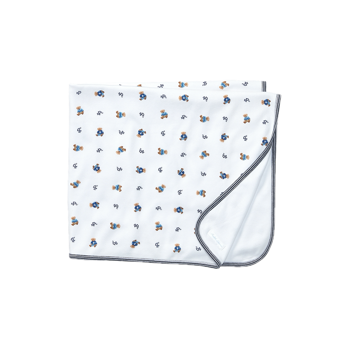 Polo Bear Cotton Blanket - Madison's Niche