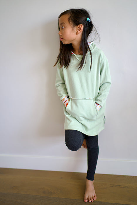 pool hoodie & hoodie dress for big kids K32