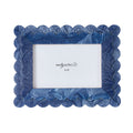 Poppi Resin Double Scalloped Photo Frame Small