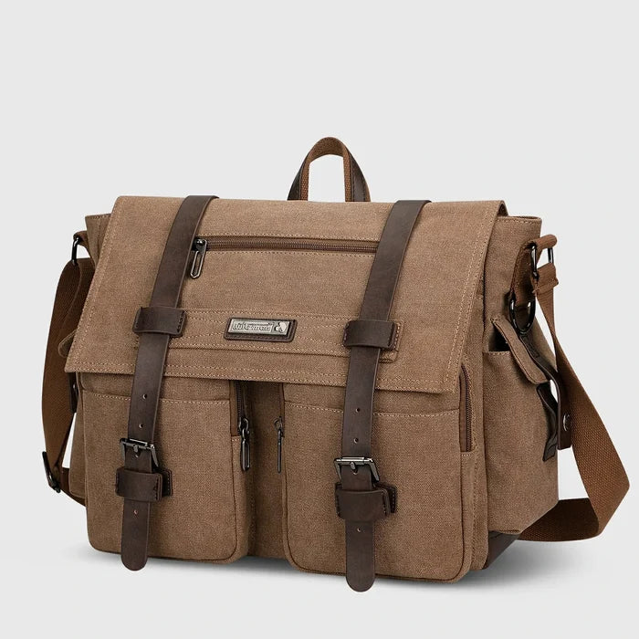 witzman vintage postman bag canvas for men business messenger bags a8007 large for men