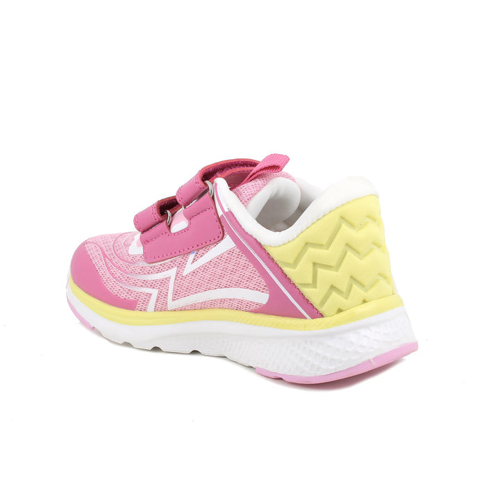 Primigi | Playground - Pink & Yellow | Girls Double Velcro Sneaker